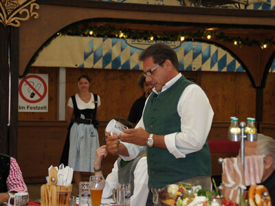 Gillamoos Pressekonferenz Festwirt Schöniger | © Stadt Abensberg