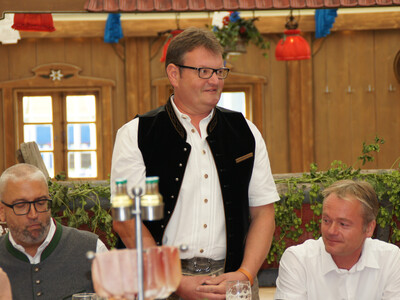 Gillamoos Pressetermin Festwirt Jahny Oida Gillamoos | © Stadt Abensberg