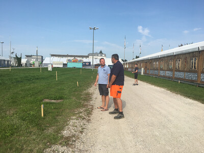 Gillamoos Aufbau | © Stadt Abensberg