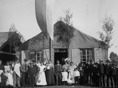 Punschbude am Gillamoos um 1910 | © Stadt Abensberg