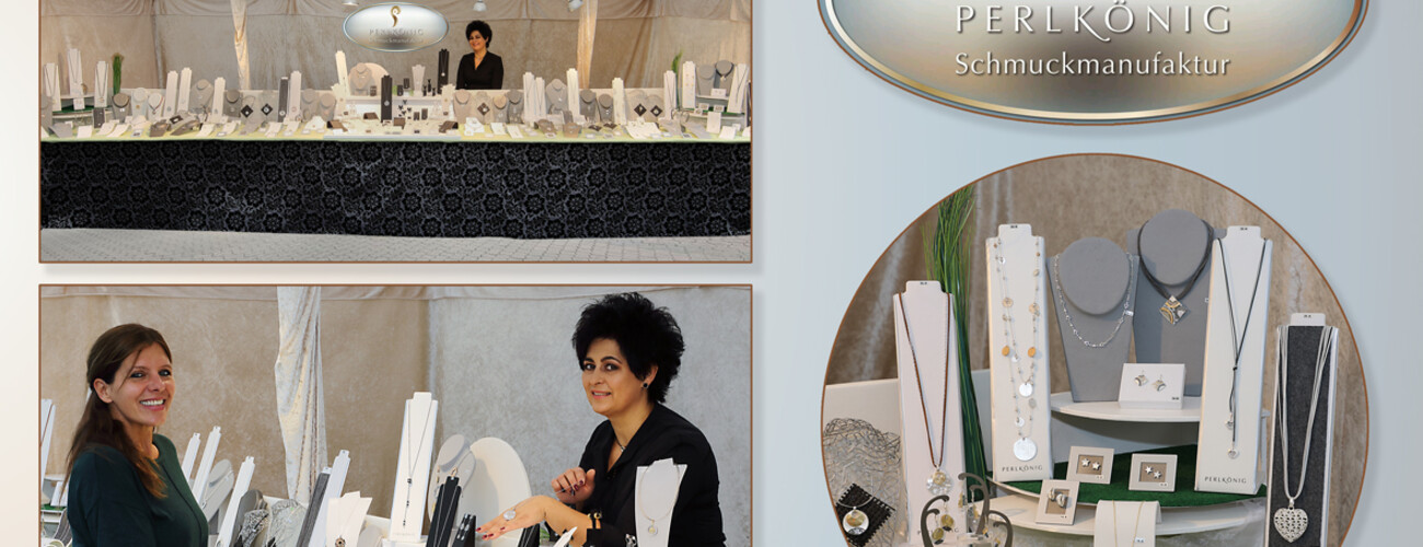 Hochwertiger Modeschmuck von Perkönig am Gillamoos | © Perlkönig