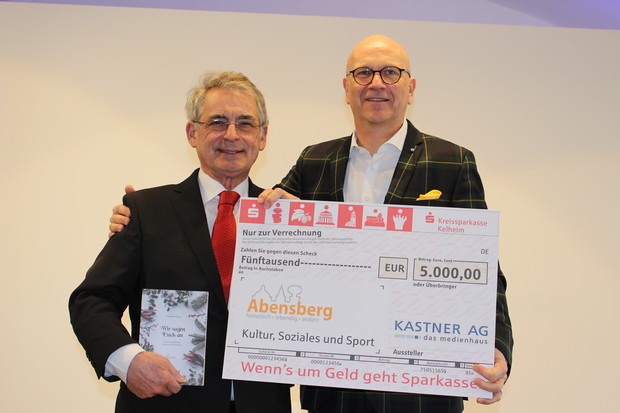 5.000 Euro-Spende für Abensberg