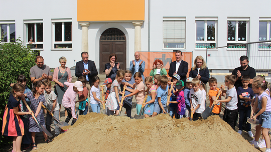 Containeranlage wird errichtet