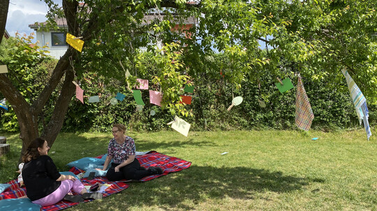 Pfarrerin Streeck lädt zum Gemeindepicknick 