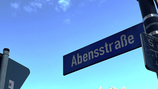 Sperrung der Abensstraße