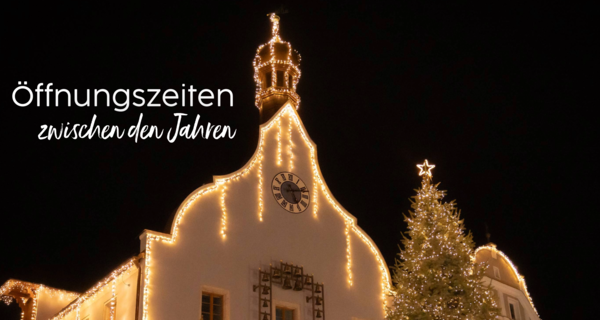 Öffnungszeiten der Stadtverwaltung