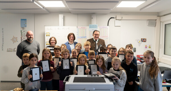 Neue iPads für Aventinus Grundschule
