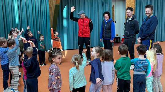 Zu Gast beim Tennis-Schnuppertraining