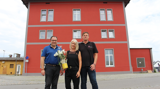 Ein schönes Bahnhofsgebäude