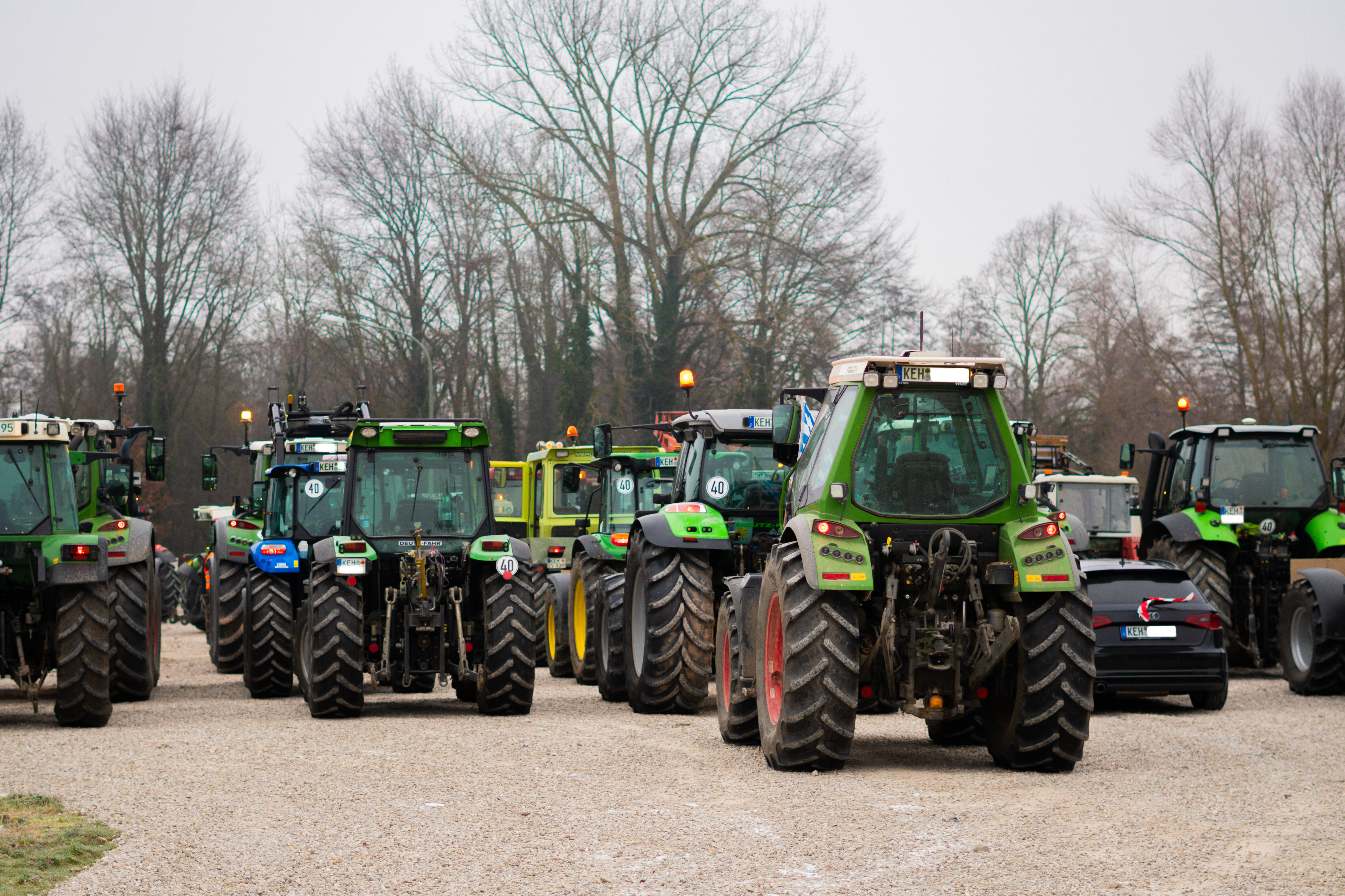 Traktoren auf der Gillamooswiese | © Stadt Abensberg