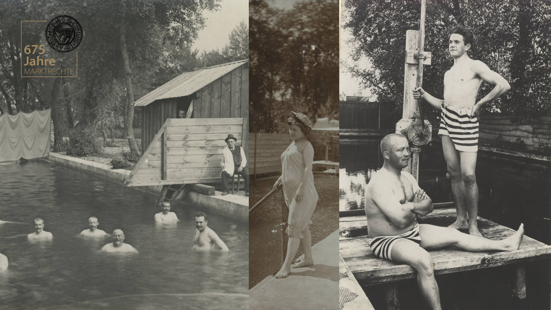 frühere Badeanlagen auf der Liebesinsel