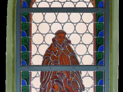 zehntes Fenster Kreuzgang, Heiliger Ägidius