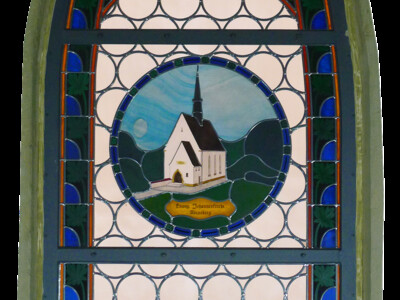 achtes Fenster Kreuzgang, Evangelische Kirche Abensberg