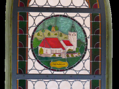 fünftes Fenster Kreuzgang, Kirche Sandharlanden