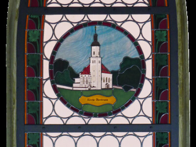 siebtes Fenster Kreuzgang, Wallfahrtskirche Bettbrunn