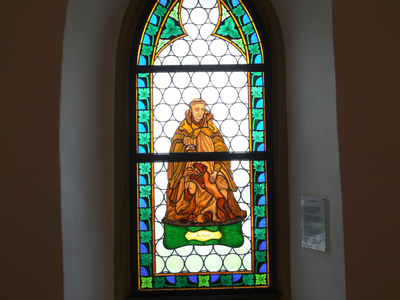 neuntes Fenster Kreuzgang, Heiliger Ägidius