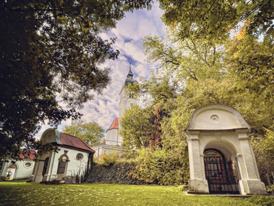 Kapellen und Allersdorfer Wallfahrtskirche Mariä Himmelfahrt