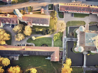 Wasserschloss Offenstetten (von oben)