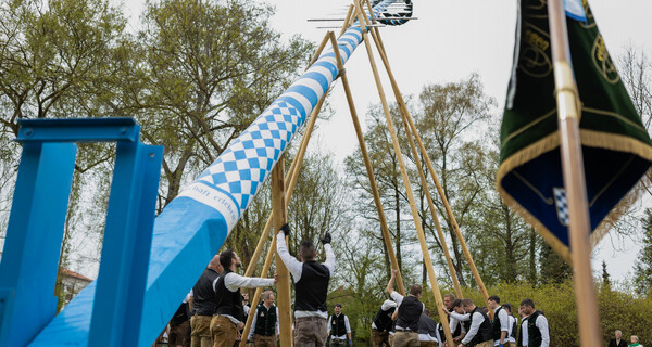 Maibaumaufstellen der Aventinus Buam e.V.