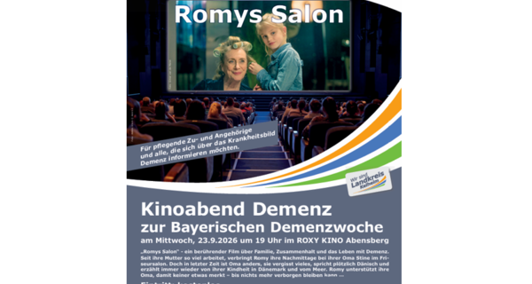 Kinoabend Demenz mit "Romys Salon"