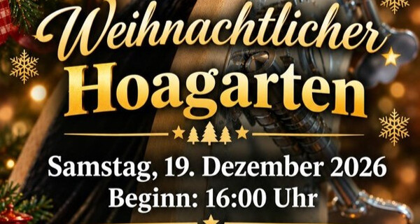 Weihnachtlicher Hoagarten